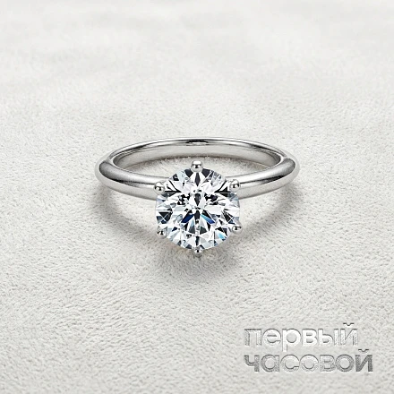The Tiffany® Setting Engagement Ring in Platinum 1,00 ct. H/VS1