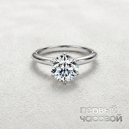 The Tiffany® Setting Engagement Ring in Platinum 1,00 ct. H/VS1