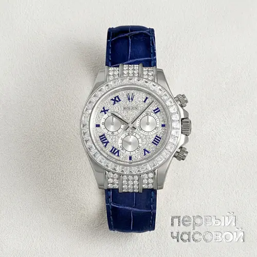 Cosmograph Daytona Baguette Bezel Pave Diamond Dial