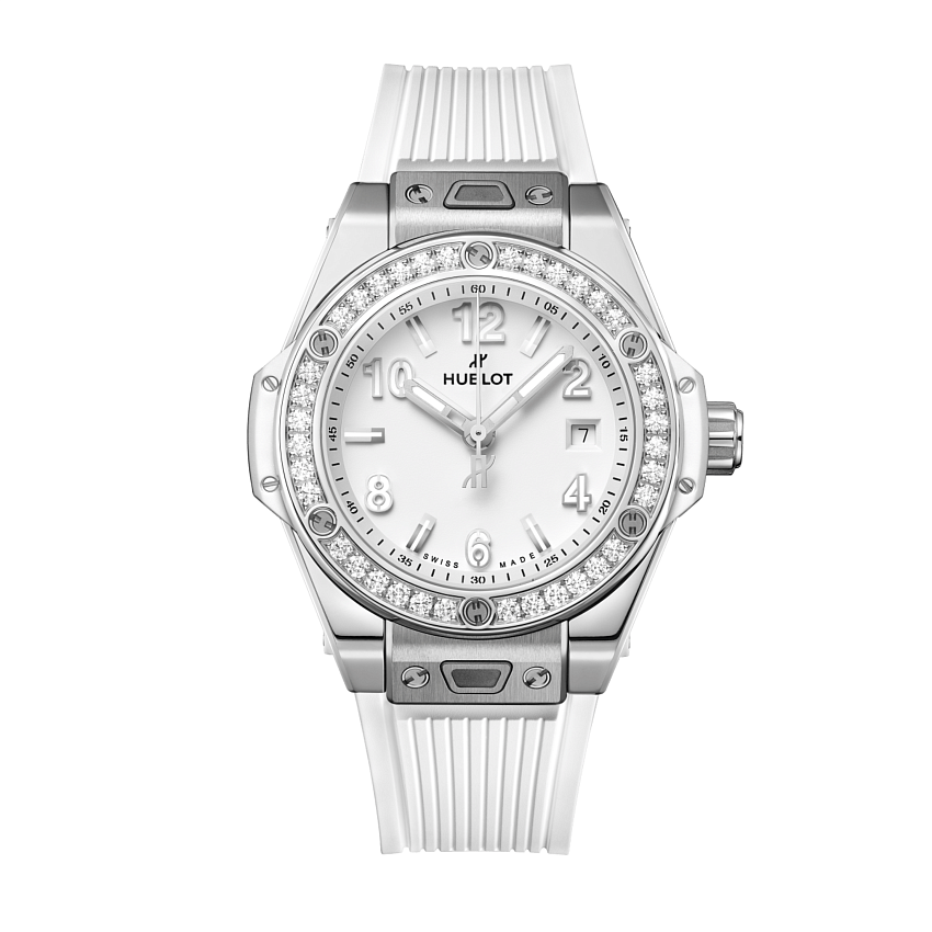 Big Bang One Click Steel White Diamonds