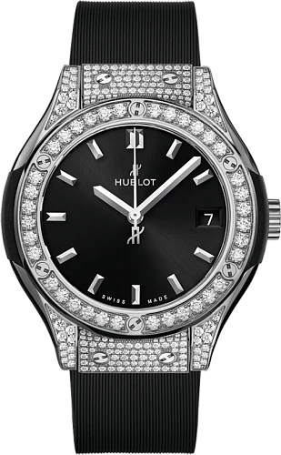 Classic Fusion Titanium Pave