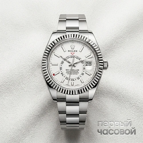 Sky-Dweller Steel White Dial