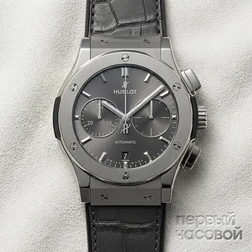 Classic Fusion Racing Grey Chronograph Titanium 45