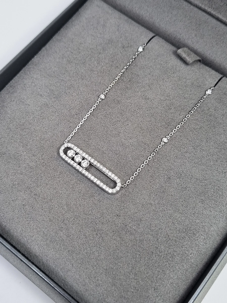 Купить украшение MESSIKA Move Pavé Move pavé diamond necklace 3994: в наличии в Москве!