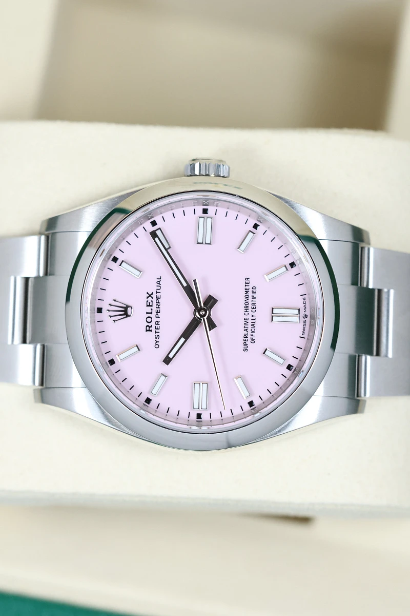 Rolex Oyster Perpetual 36 mm Candy Pink Dial 126000-0008 — фото 5