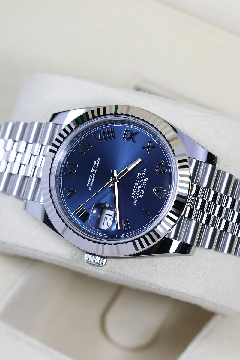 Rolex Datejust 41 mm Blue Roman 126334-0038 — фото 6