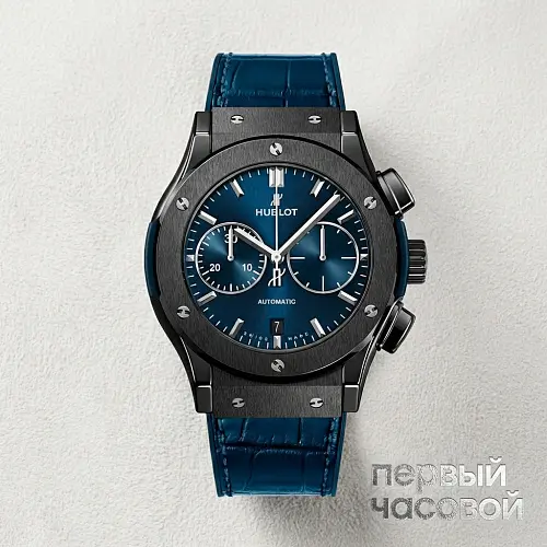 Classic Fusion Chronograph Ceramic Blue 45m