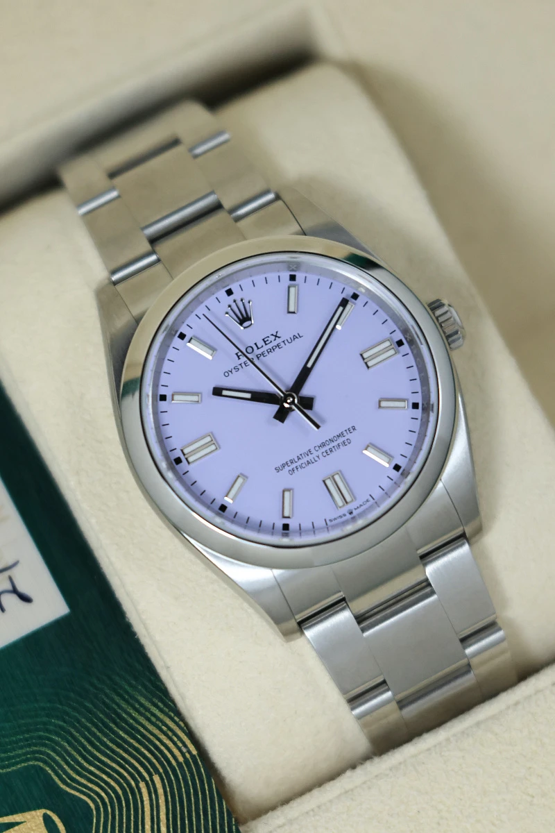 Rolex Perpetual 36 Stainless Steel Lavander Dial 126000 — фото 3
