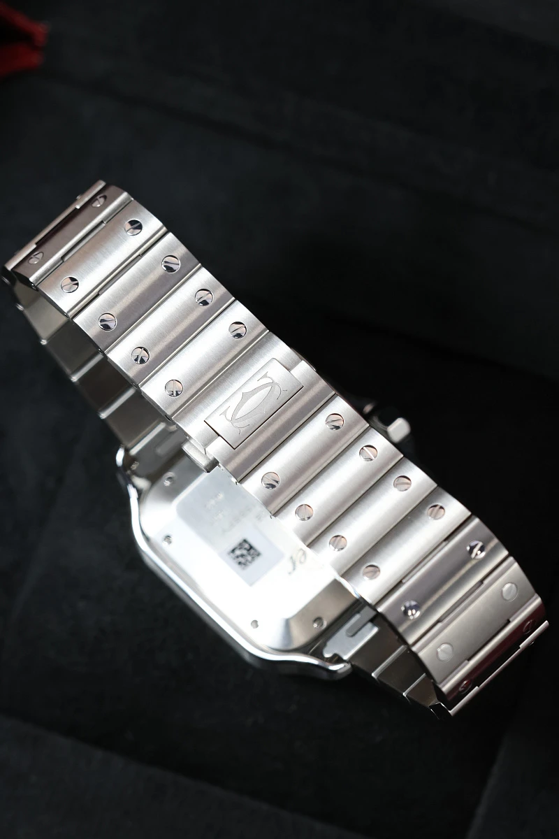 Cartier Santos De Cartier Large Model Black Dial WSSA0096 — фото 7
