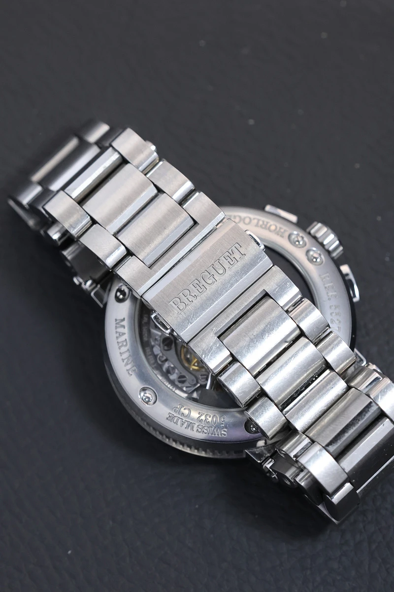 Купить элитные часы Breguet Marine Chronograph 42.3Mm 5527ti/y1/tw0: в наличии в Москве!