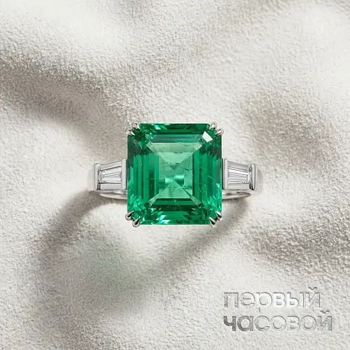 Кольцо С Изумрудом 5,36 Ct.