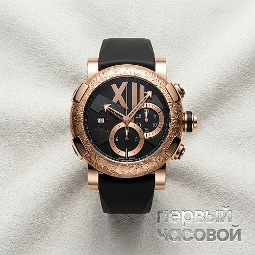 Titanic-DNA - Rusted steel T-OXY IV Chronograph Ultimate Pink Gold Mat