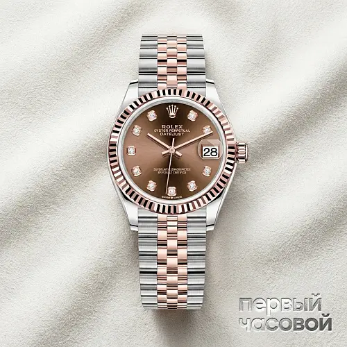 Datejust 31Mm Steel & Rose Gold Chocolate