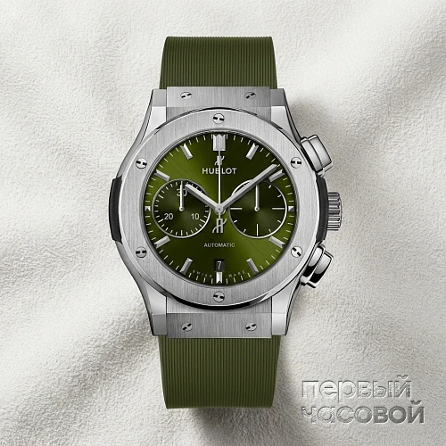 Classic Fusion Chronograph Titanium Green 45 mm