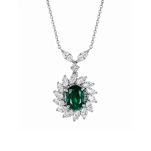 Подвеска с изумрудом 1,80 ct.