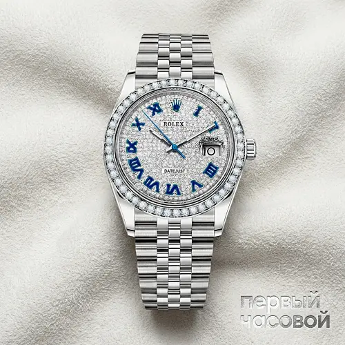 Datejust Oyster Perpetual 36 mm Pave Dial Diamonds