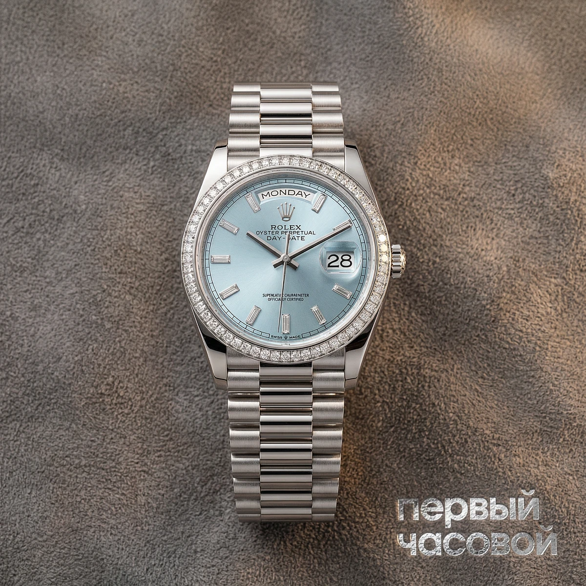Купить элитные часы Rolex Day-Date 36 Mm Platinum And Diamonds 128396TBR: в наличии в Москве!