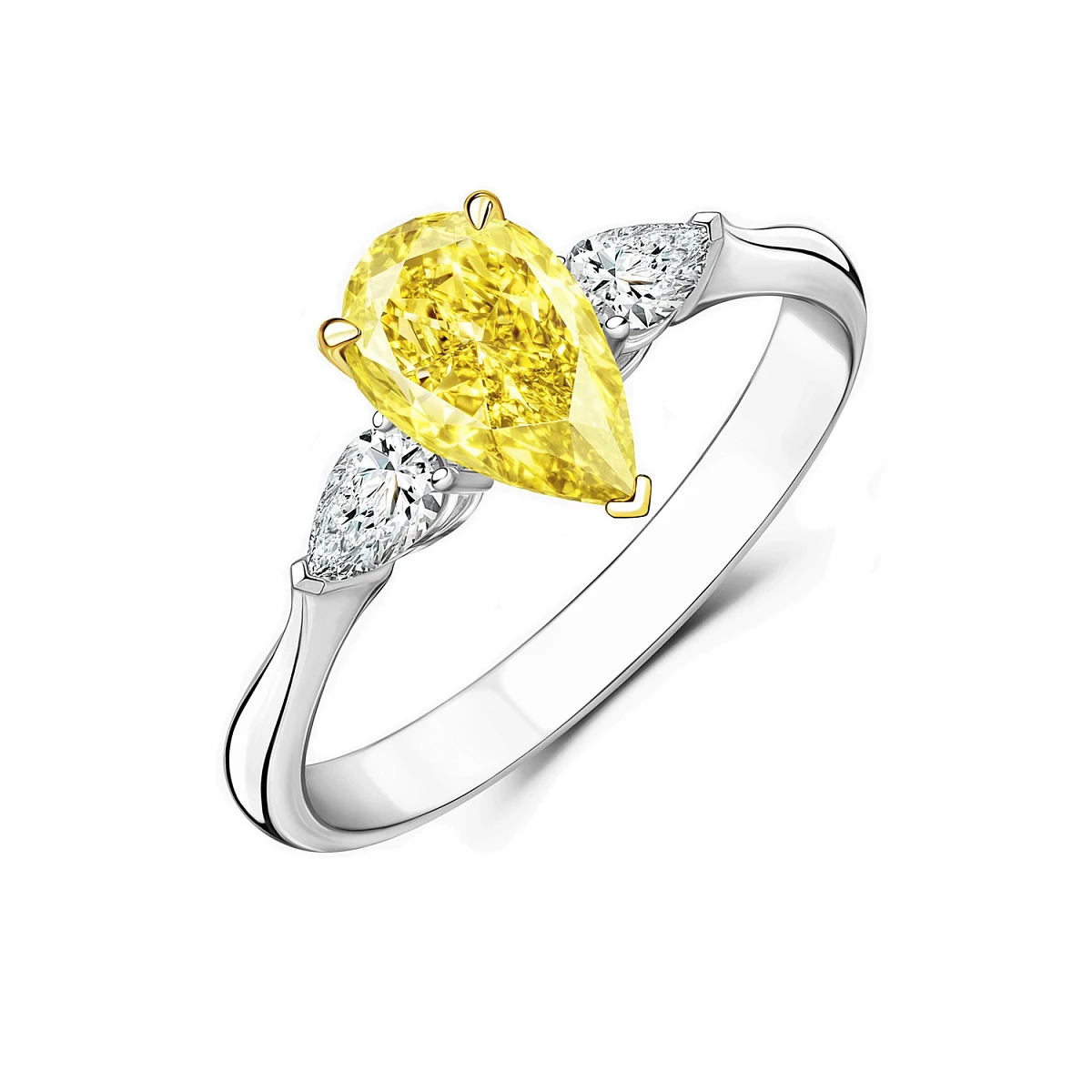 Studio jewelry Кольцо с бриллиантом 2,18 ct. W to X/Internally Flawless