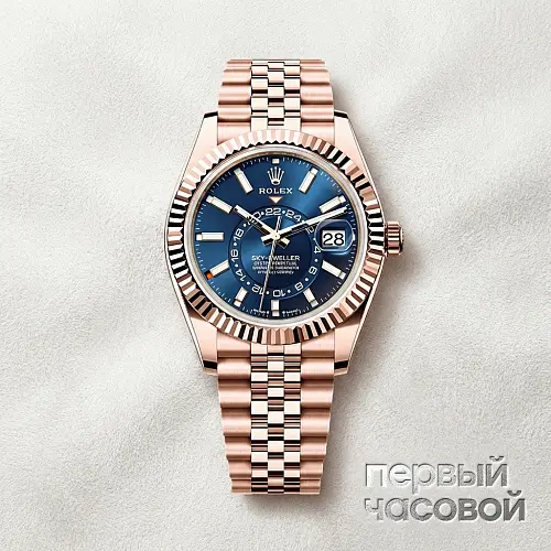 Sky-Dweller Rose Gold Blue Dial