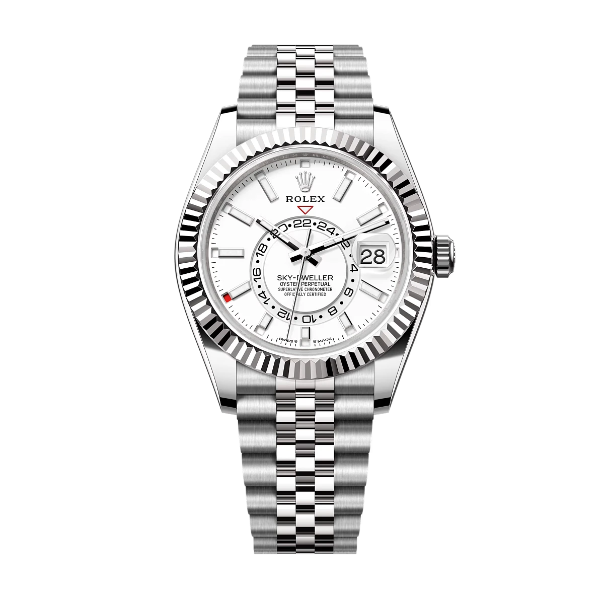 Купить элитные часы Rolex &quot;Oyster Perpetual Sky-Dweller&quot; white dial 336934: в наличии в Москве!