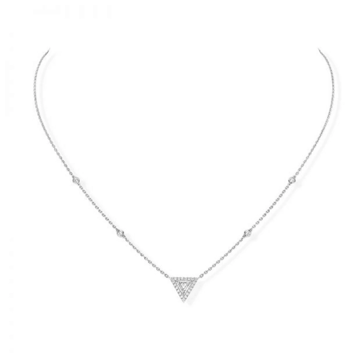 Купить украшение MESSIKA Théa Necklace 06438.WG: в наличии в Москве!