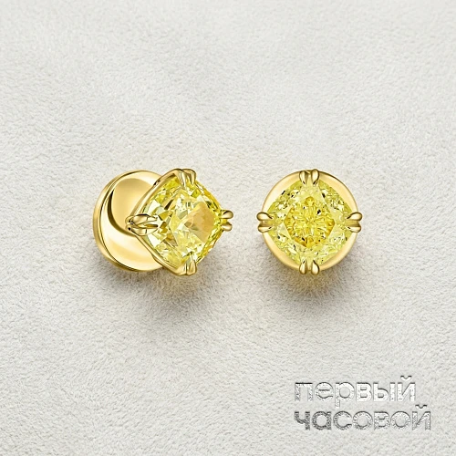 Серьги 3,01/3,03 ct. Cushion Diamonds