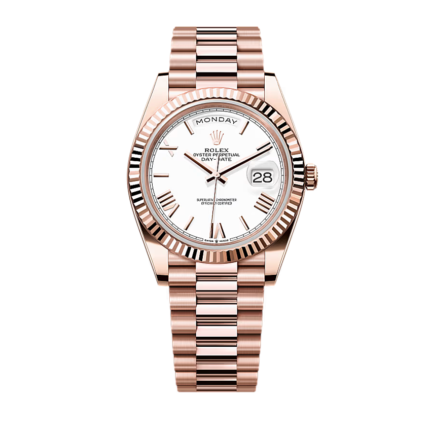 Day-Date 40 Oyster Everose gold