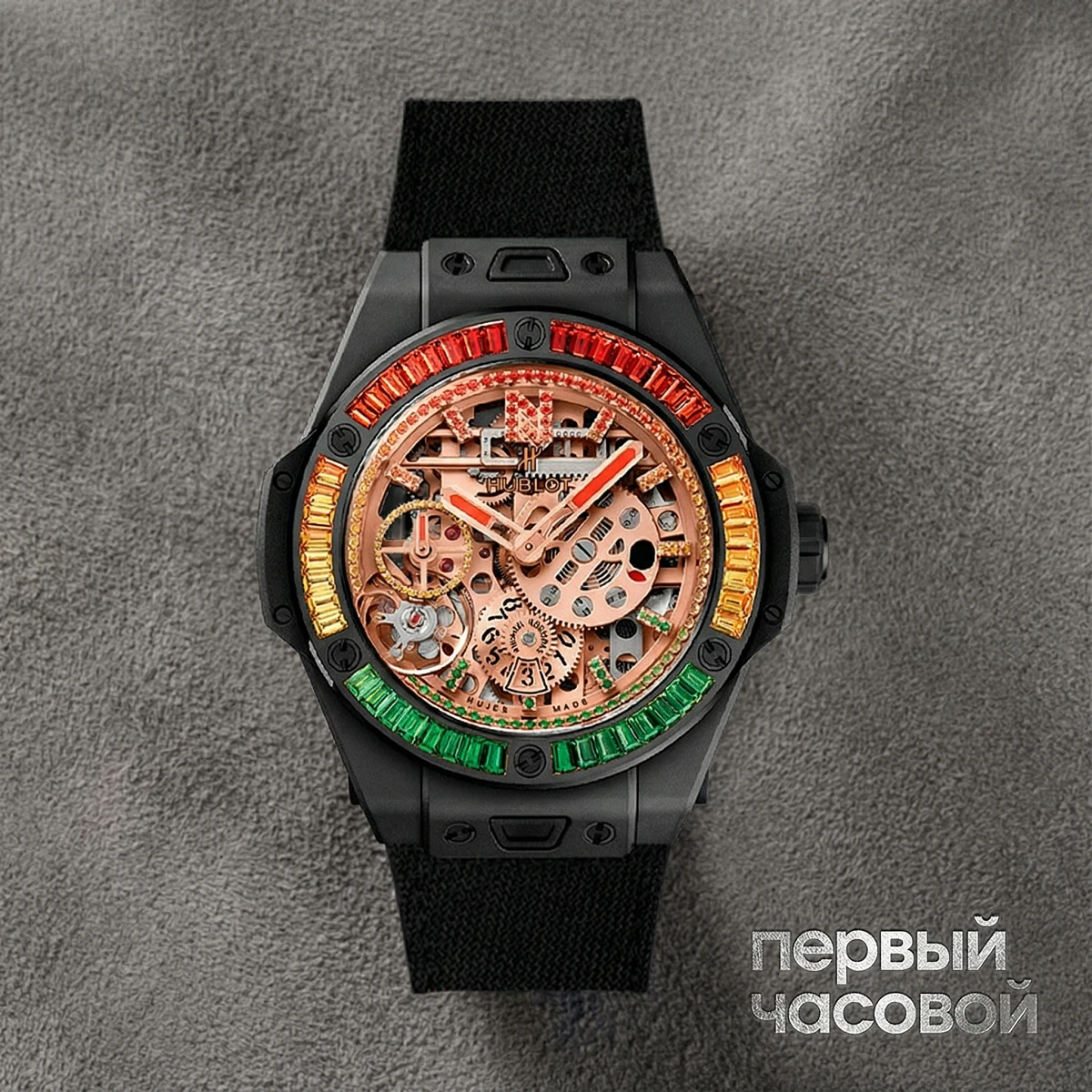 Купить элитные часы Hublot Big Bang Nicky Jam Ceramic X Setting 414.CI.4010.LR.4096.NJA19: в наличии в Москве!