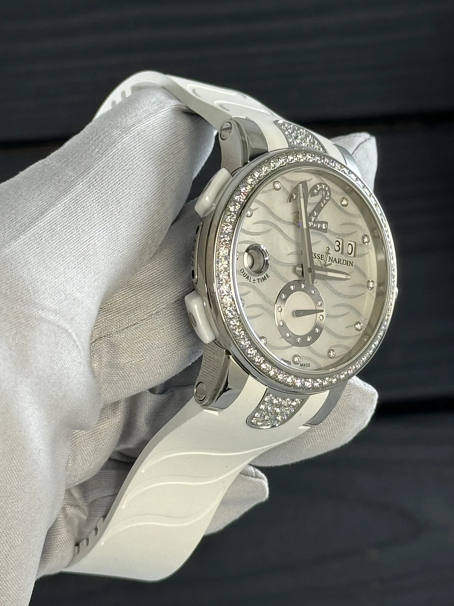 Купить элитные часы Ulysse Nardin Executive Dual Time Ladies 243-10/691: в наличии в Москве!
