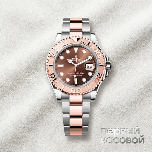 Yacht-Master Steel & Rose Gold Chocolate Dial 40mm