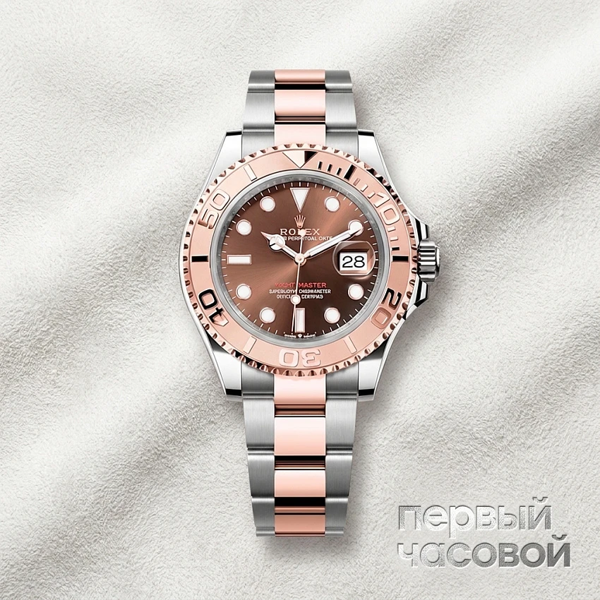 Yacht-Master Steel & Rose Gold Chocolate Dial 40mm