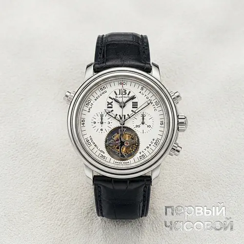 Leman Platinum Tourbillon Split Second Chronograph 38mm