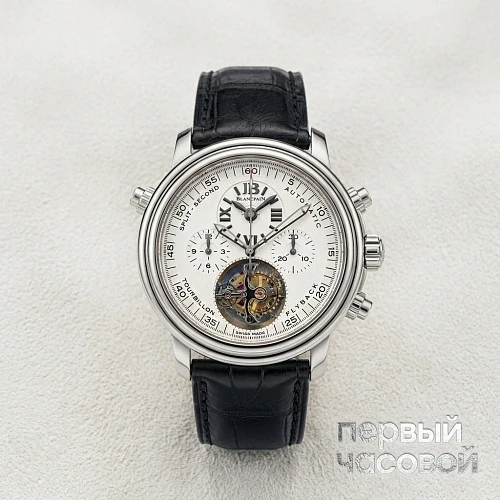 Leman Platinum Tourbillon Split Second Chronograph 38mm