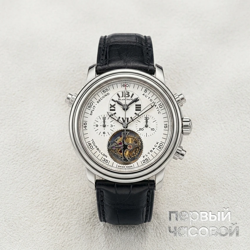 Leman Platinum Tourbillon Split Second Chronograph 38mm