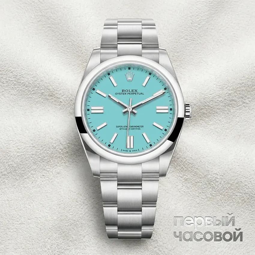 Oyster Perpetual 41 Mm Turquoise Tiffany Dial