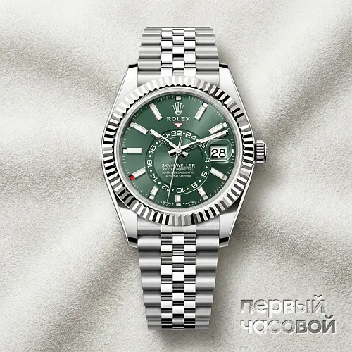 Oyster Perpetual Sky-Dweller Olive Green