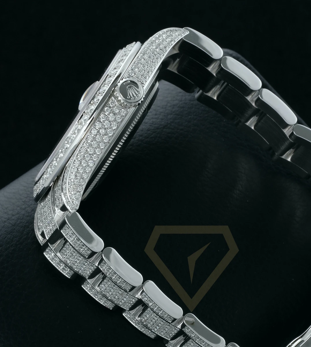 Купить элитные часы Rolex Datejust II Full Pave Iced Out Diamonds 126300: в наличии в Москве!