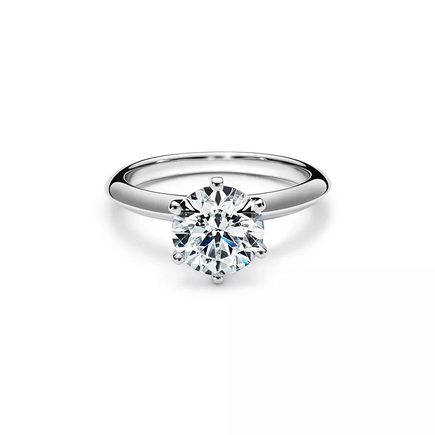 The Tiffany® Setting Engagement Ring in Platinum 1,00 ct. H/VS1