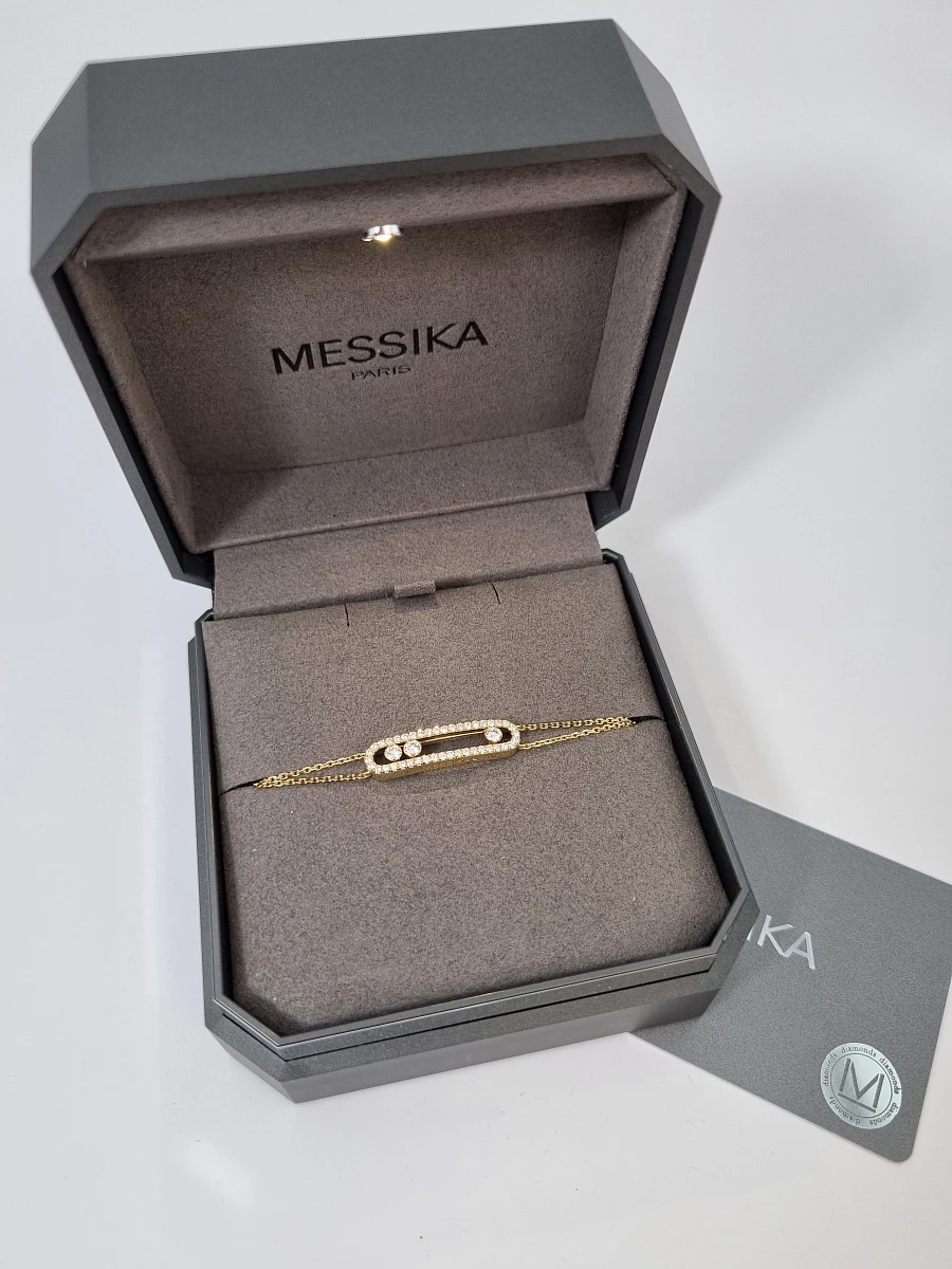 Купить украшение MESSIKA Move Classique Pavé YG  Move Classique Diamond Pavé Bracelet 03995: в наличии в Москве!