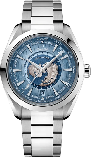 Seamaster Aqua Terra 150 m Co-axial Master Chronometer GMT Worldtimer 43 mm