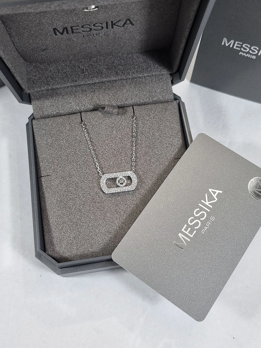 Купить украшение MESSIKA So Move Pavé Necklace So Move Pavé-Set Necklace 12945-WG: в наличии в Москве!