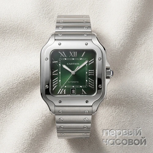 Santos De Cartier Green Dial
