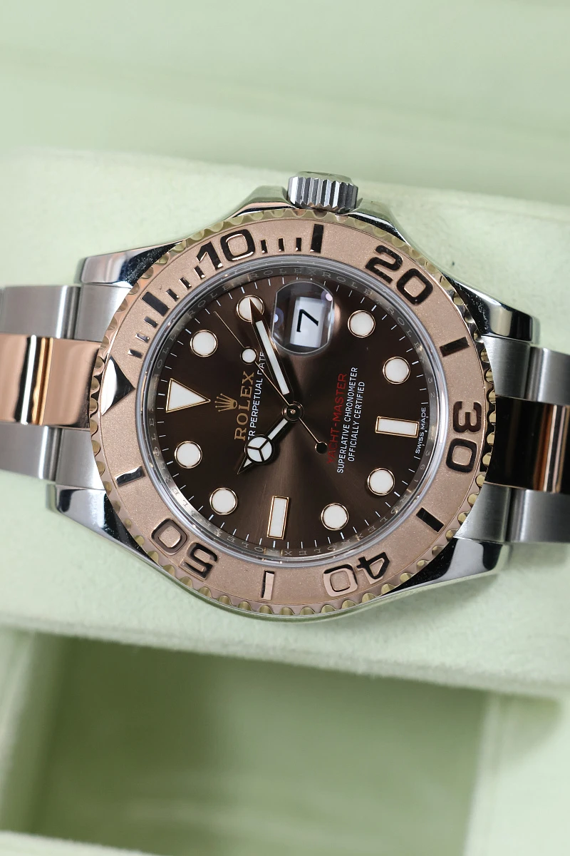 Rolex Yacht-Master Steel & Rose Gold Chocolate Dial 40 mm 116621 — фото 3