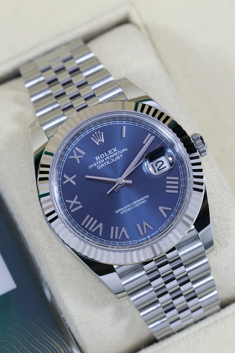 Rolex Datejust 41 mm Blue Roman 126334-0038 — фото 7