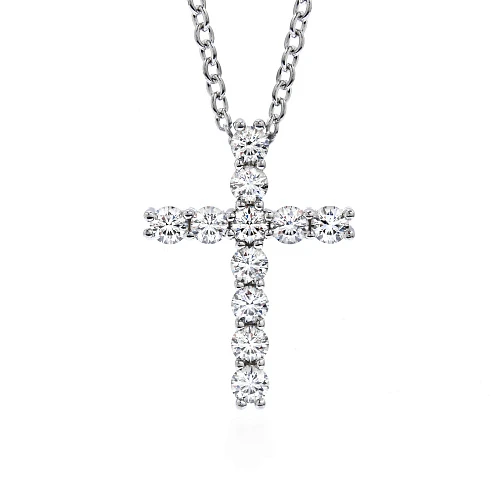 Крест с бриллиантами 3,31 ct. D/VVS1 (3 excellent)
