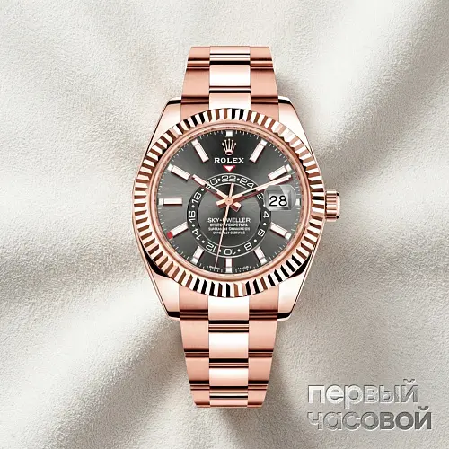 Sky-Dweller Rose Gold Black Dial