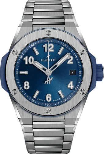 Big Bang Integrated Time Only Titanium Blue