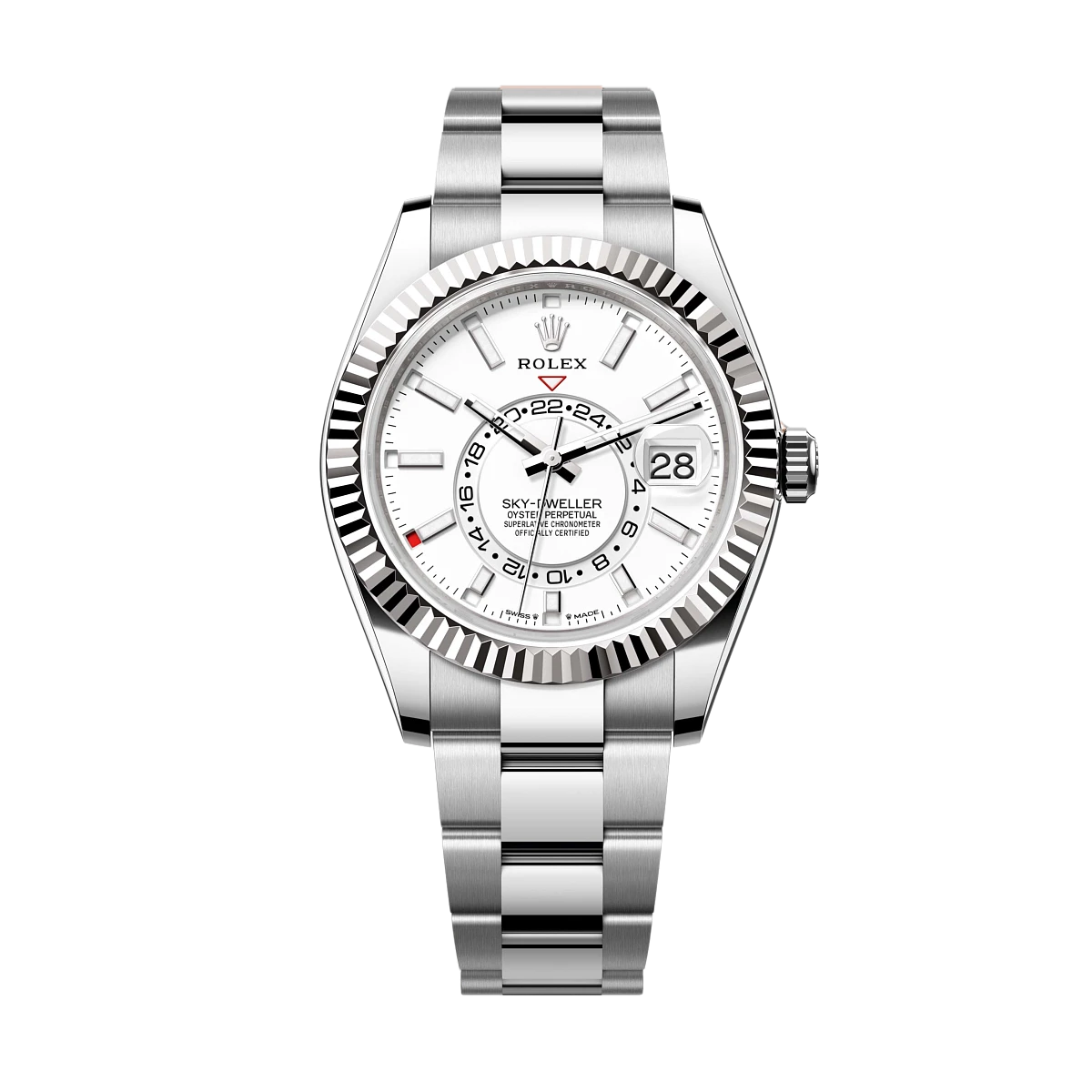 Купить элитные часы Rolex Oyster Perpetual Sky-Dweller white dial 336934: в наличии в Москве!