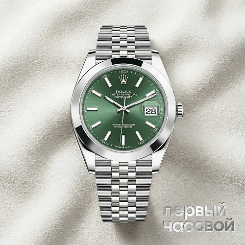 Oyster Perpetual Datejust 41 Mm Mint Green