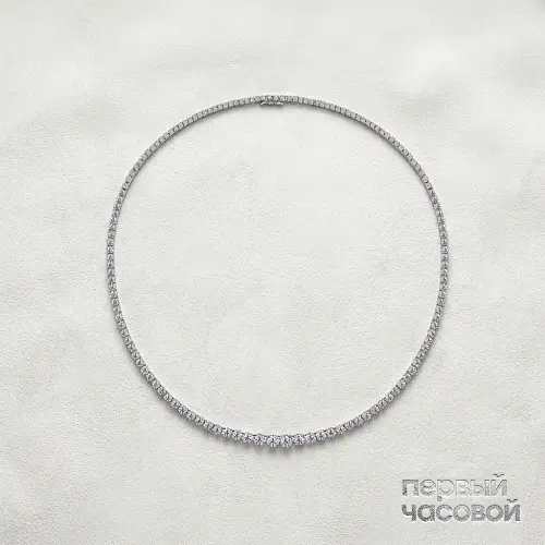 Колье с бриллиантами 7,02 ct.